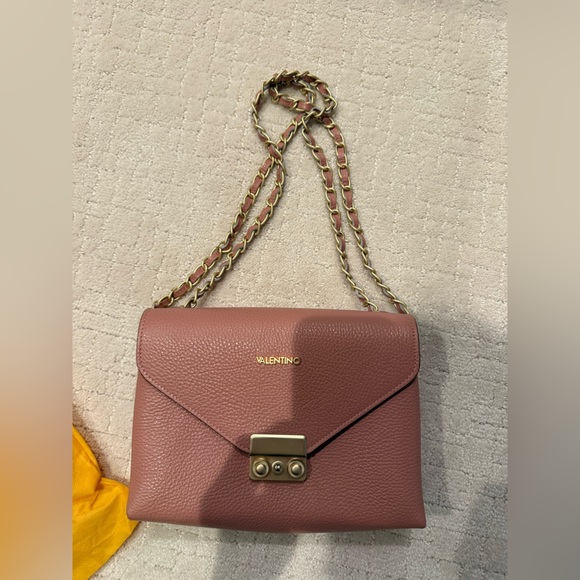 Valentino Rose Crossbody Bag with Gold Chain - Picture 2 of 4